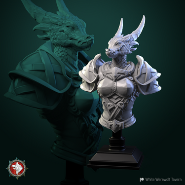 Armored Arsha Bust